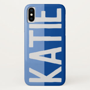 Funda Para iPhone X Diseño de nombre en negrita - Katie
