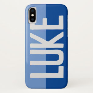 Funda Para iPhone X Diseño de nombre negrita.