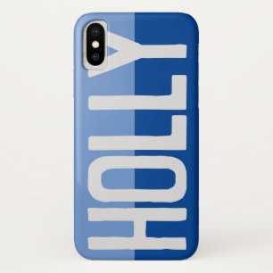 Funda Para iPhone X Diseño de nombre negrita.