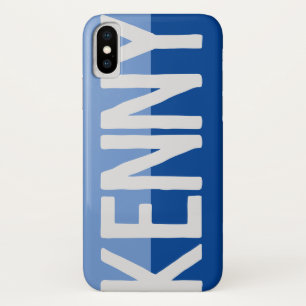 Funda Para iPhone X Diseño de nombre negrita.