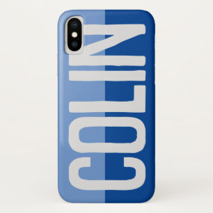 Funda Para iPhone X Diseño de nombre negrita.