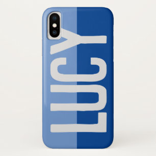 Funda Para iPhone X Diseño de nombre negrita.