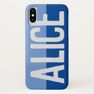 Funda Para iPhone X Diseño de nombre negrita.