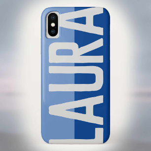 Funda Para iPhone X Diseño de nombre negrita.