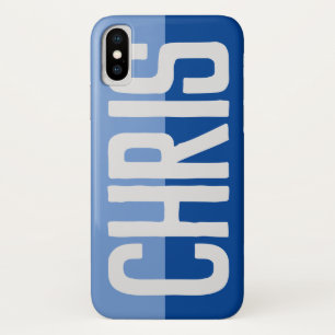 Funda Para iPhone X Diseño de nombre negrita.