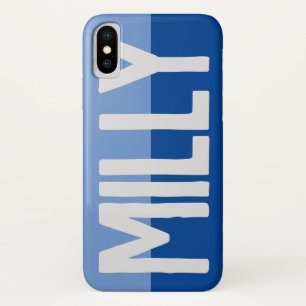 Funda Para iPhone X Diseño de nombre negrita.