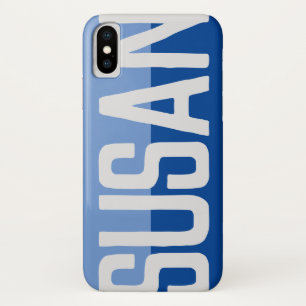 Funda Para iPhone X Diseño de nombre negrita.