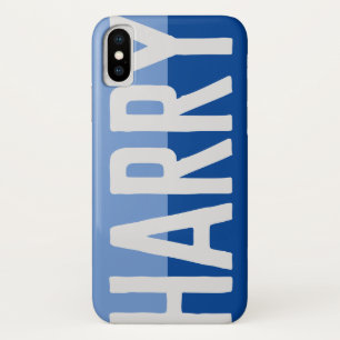 Funda Para iPhone X Diseño de nombre negrita.