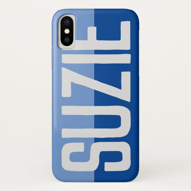 Funda De Case-Mate Para iPhone Diseño de nombre negrita - Suzie (Reverso)