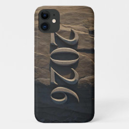 Funda Para iPhone 11 Diseño de número 3D para Año Nuevo 2026