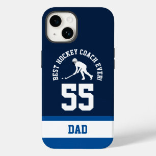 Funda Para iPhone 14 De Case-Mate Diseño de número de jersey de entrenador de hockey