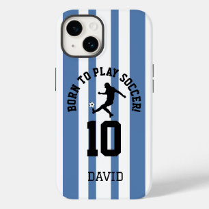Funda Para iPhone 14 De Case-Mate Diseño de Número de Jersey de Rayas para Fútbol