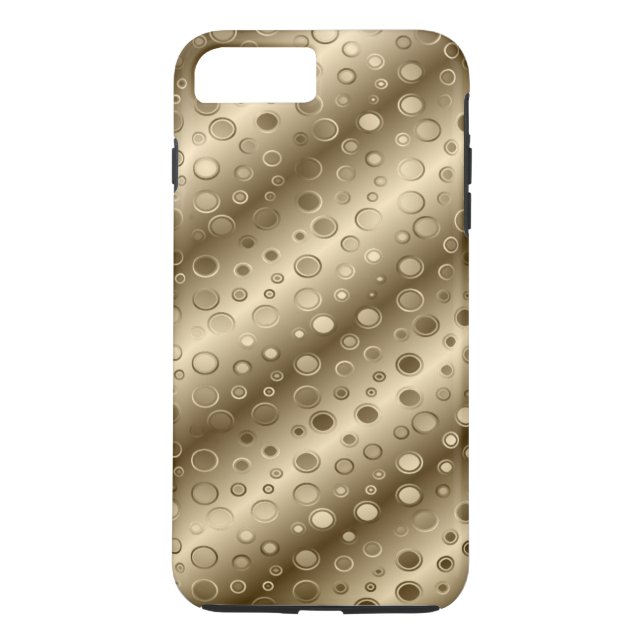 Funda De Case-Mate Para iPhone Diseño de oro del círculo (Reverso)