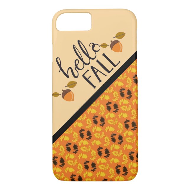Funda De Case-Mate Para iPhone Diseño de otoño (Reverso)