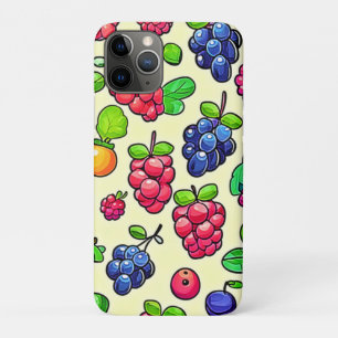 Funda Para iPhone 11 Pro Diseño de patrón de frutas de bayas