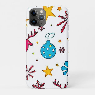 Funda Para iPhone 11 Pro Diseño de patrón mágico de renos festivos