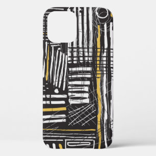 Funda Para iPhone 12 Diseño de patrones abstractos y creativos sin fisu
