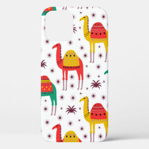 Funda Para iPhone 12 Diseño de patrones de camello en color plano