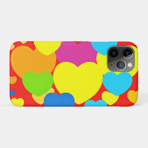Funda Para iPhone 11 Pro Diseño de patrones de corazón