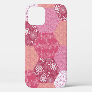 Funda Para iPhone 12 Diseño de patrones de parches de estilo japonés