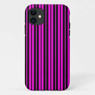 Funda Para iPhone 11 Diseño de patrones de rayas verticales púrpuras en