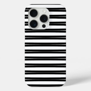 Funda Para iPhone 15 Pro Diseño de patrones en blanco y negro