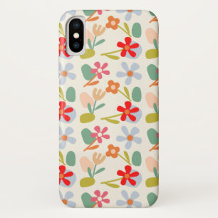 Funda Para iPhone X Diseño de patrones florales abstractos de Guay