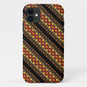 Funda Para iPhone 11 Diseño de patrones florales ucranianos decorativos