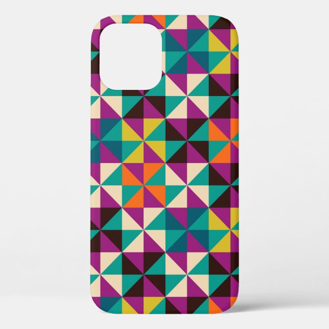 Funda De Case-Mate Para iPhone Diseño De Patrones Modernos, Geométricos Sin Prece (Reverso )