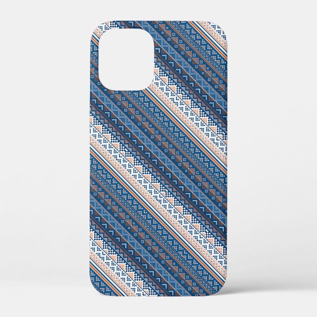Funda De Case-Mate Para iPhone Diseño de patrones ucranianos decorativos (Reverso )