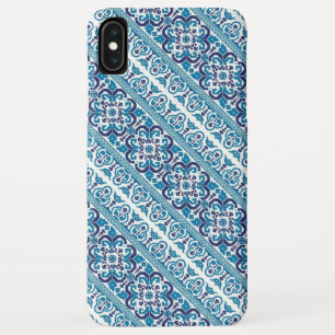 Funda Para iPhone XS Max Diseño de patrones ucranianos decorativos azules l