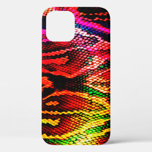 Funda Para iPhone 12 Diseño de patrones vivos y coloridos, hecho con ab