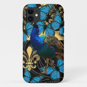 Funda Para iPhone 11 diseño de pavo real femenino de bonito