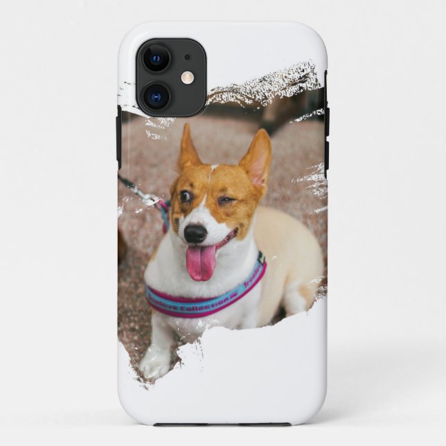 Funda De Case-Mate Para iPhone Diseño de perros de bonito (Reverso)
