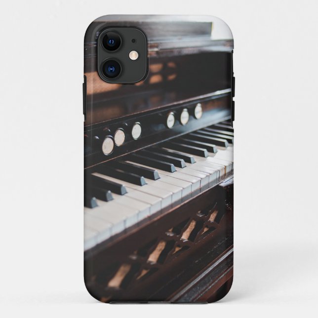 Funda De Case-Mate Para iPhone Diseño de piano cuto (Reverso)