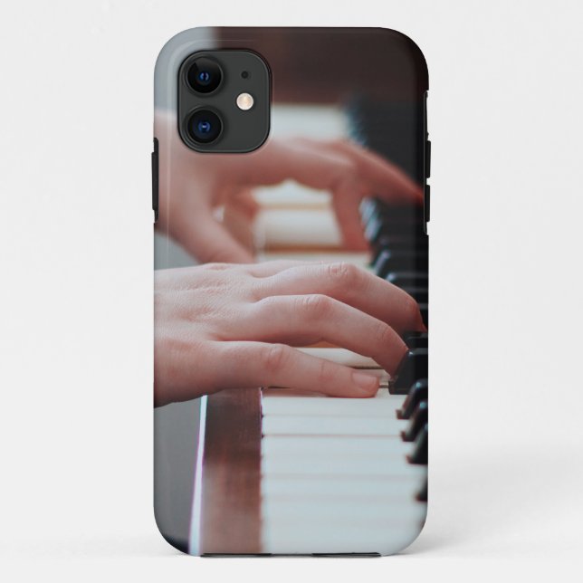 Funda De Case-Mate Para iPhone Diseño de piano de bonito (Reverso)