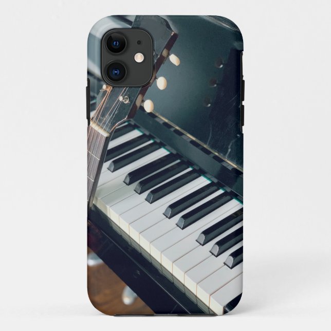 Funda De Case-Mate Para iPhone Diseño de piano de bonito (Reverso)