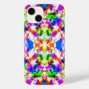 Funda Para iPhone 14 De Case-Mate Diseño de pintura de salpicaduras colorido lindo
