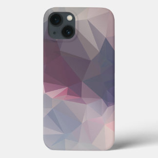 Funda Para iPhone 13 Diseño de pirámide de resumen gris rosado