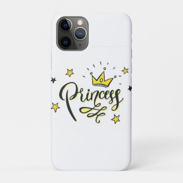 Funda De Case-Mate Para iPhone Diseño de princesa linda Luxury's (Reverso)