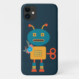 Funda Para iPhone 11 Diseño de robots pequeños