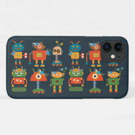Funda Para iPhone 11 Diseño de robots pequeños