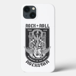Funda Para iPhone 13 Diseño de rock de guitarra