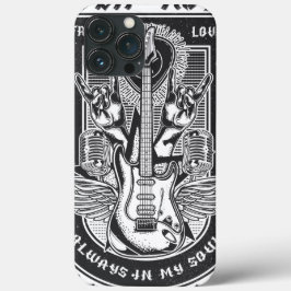 Funda Para iPhone 13 Pro Max Diseño de rock de guitarra