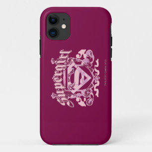 Funda Para iPhone 11 Diseño de superchica Escudo