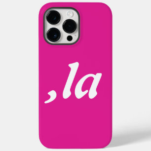 Funda Para iPhone 14 Pro Max De Case-Mate Diseño de texto personalizado Comma La Kamala Harr