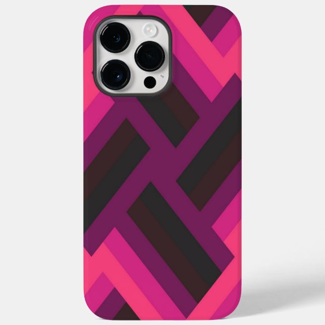 Funda De Case-Mate Para iPhone Diseño de textura de patrón de papel pintado (Reverso )