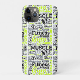 Funda Para iPhone 11 Pro Diseño de tipografía de motivación de fitness