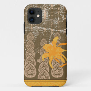 Funda Para iPhone 11 diseño de un cuadro con flores amarillas