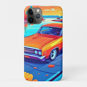 Funda Para iPhone 11 Pro Diseño de viaje clásico colorido